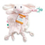 Monkey Bars Infants' Cuddly Plush Pacifier Toy With Bunny Holder - Pink Bunny - Full Master Carton of 24