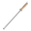 Navaris Diamond Sharpening Steel 12" (31cm) with Ergonomic Wooden Handle | Knife Honing Rod | Full Master Case of 32