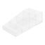 Navaris Coffee Accessories Organizer | 7-Compartment Acrylic Coffee Station Caddy | Tea, Coffee & Sugar Storage | Full Master Case of 6