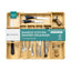 Navaris Bamboo Expandable Kitchen Drawer Organizer - 11-Slot Cutlery & Utensil Tray - Full Master Case of 5
