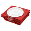 Navaris Electric Plate Warmer for 10 Plates - Folding Plate Heating Blanket, Red - Full Master Case of 6