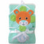 Monkey Bars Terry Character Hooded Towel - Green Lion - Full Master Carton of 18