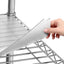 Sterling Shelf Liners Wire Rack Covers – 18 x 48 Inch Plastic Shelf Mats, Graphite, Set of 4