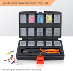 Wirefy Crimping Tool Storage Container | Organizer for 8.7" Crimping Tool & Quick Change Dies | 15-Slot Die Storage Case | Full Master Case of 20