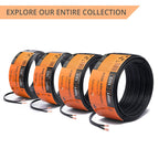 Wirefy 12/2 Low Voltage Landscape Lighting Wire | 12-Gauge 2-Conductor Copper Wire | 100 Feet | Outdoor Lighting Cable | Full Master Case of 6