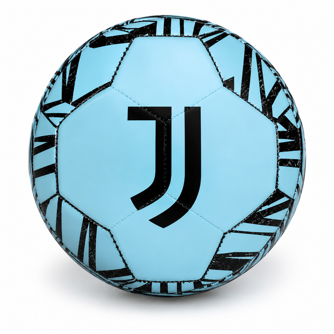 Juventus Soccer Ball #5 A Grade - Strata | JV100BL-T5 | Shiny PVC | Full Master Case of 30 Hover Image