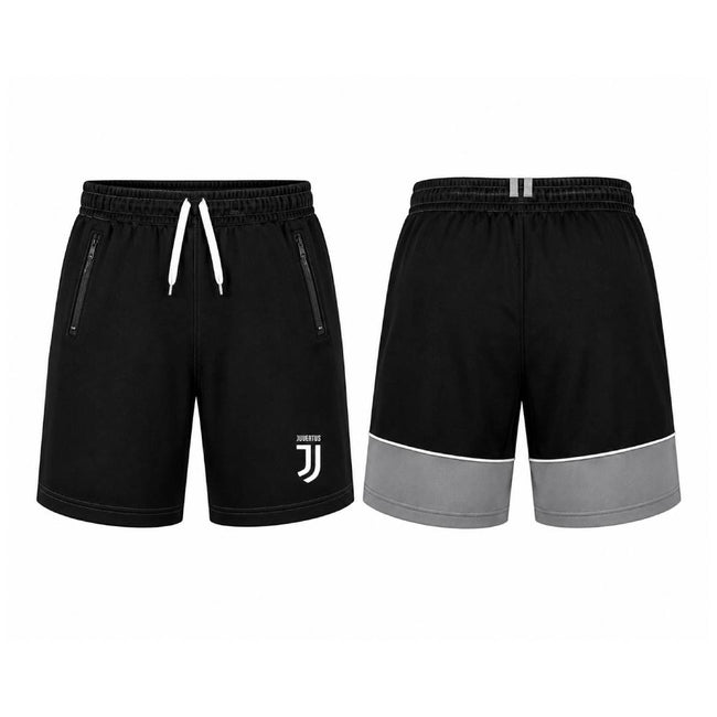 Juventus Adult Running Shorts - Black | JV06SH-K | Case Pack of 24 Hover Image