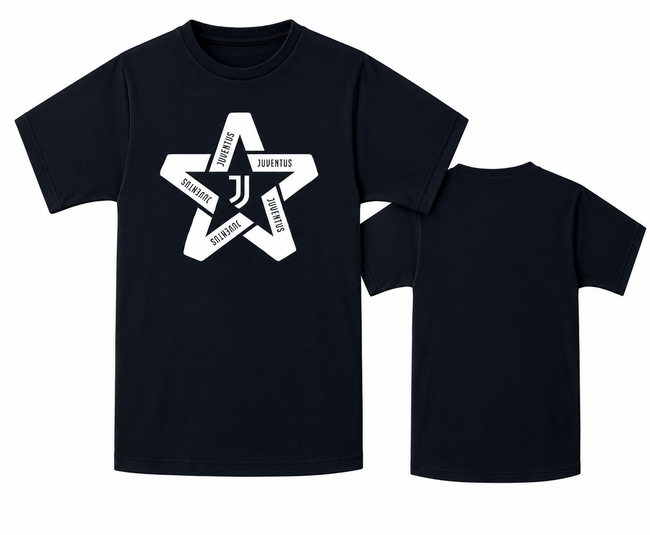 Juventus Adult Short Sleeve T-Shirt - Black | JV132CT-K-TM01 | Case Pack of 24 Hover Image
