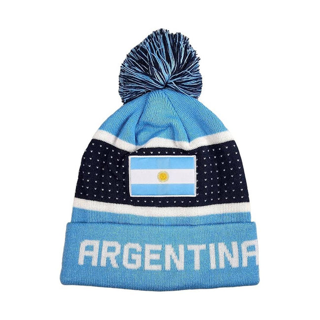 Argentina Beanie - Pegged | ISG44BN-AG-LB | 100% Acrylic | Full Master Case of 48 Hover Image