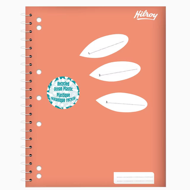 Hilroy Earth Friendly 3-Subject Notebook - 180 Pages, 11" x 8.5" - Full Master Case of 6 Hover Image