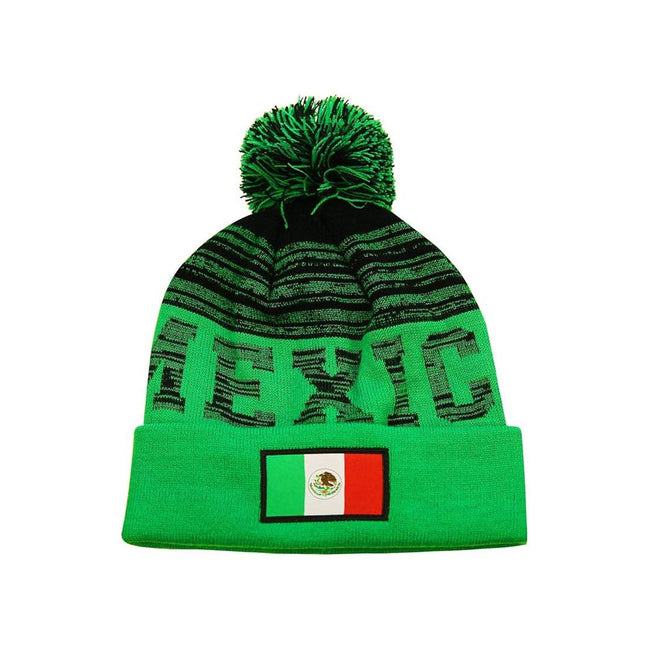 Mexico Beanie - Shade | ISG45BN-MX-G | 100% Acrylic | Full Master Case of 48 Hover Image