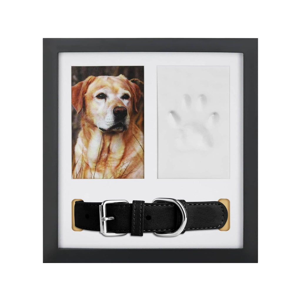 Navaris 3-in-1 Dog Paw Print Kit | DIY Pet Paw Print & Photo Memory Frame | Collar Keepsake | For Dogs & Cats | Full Master Case of 10