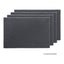 Navaris Natural Slate Serving Plates Set of 4 | 11.8 x 7.8" Rectangular Slate Platters | Includes Chalk | Full Master Case of 1