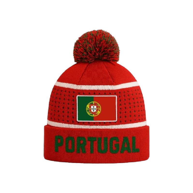 Portugal Pegged Beanie ISG-POR44BN 100% Acrylic Knit Winter Hat