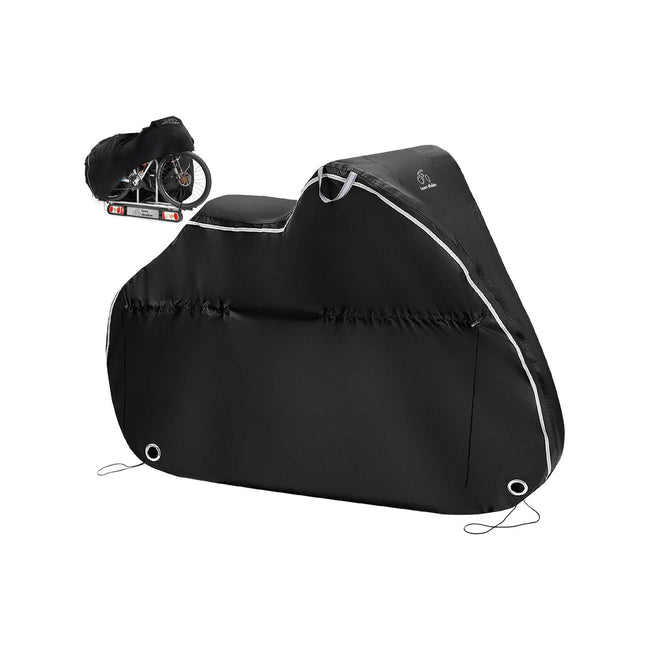 TeamObsidian Bike Cover – Waterproof Outdoor Bicycle Storage & Travel Cover for 1–3 Bikes – Heavy-Duty 600D Oxford Ripstop Material Hover Image