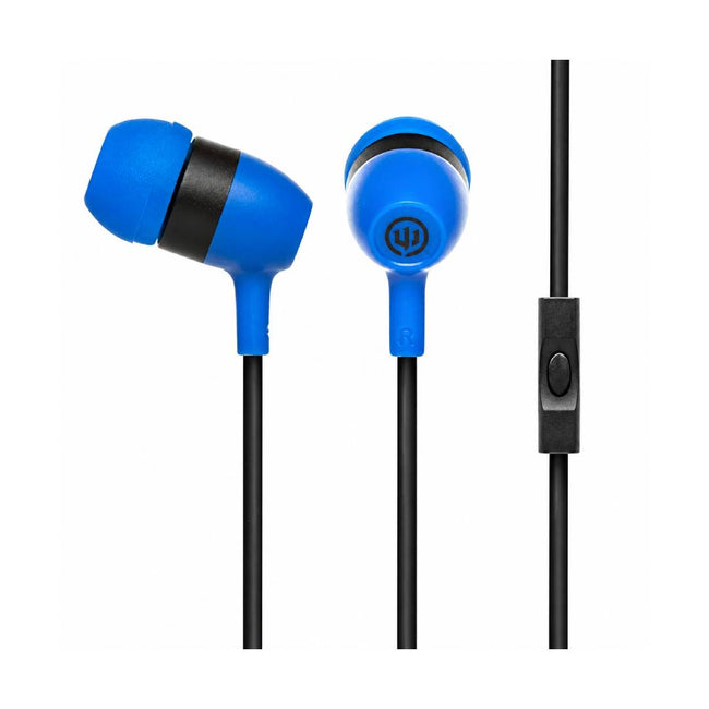 Wicked Audio EX2300 Wired Earbuds with Mic - Blue - Full Master Case of 60 Hover Image