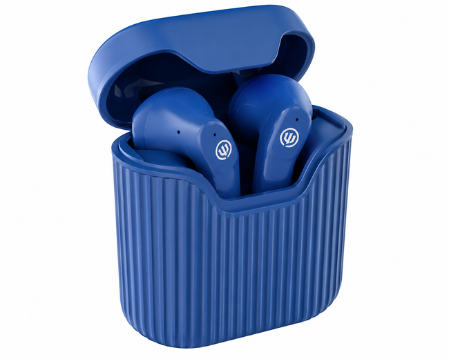 Wicked Audio EX2700 TWS True Wireless In-Ear Bluetooth Headphones - Slate Blue - Full Master Case of 48 Hover Image