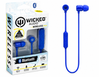 Wicked Audio Omen Wireless Bluetooth Earbuds with Mic & Track Control - Blue - Full Master Case of 30