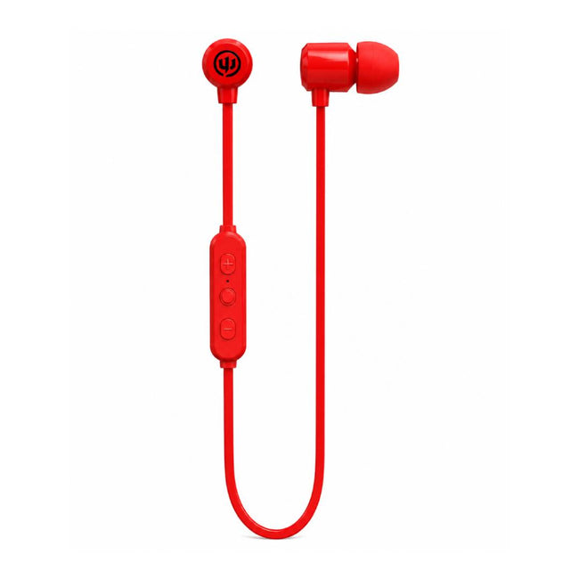 Wicked Audio Omen Wireless Bluetooth Earbuds with Mic & Track Control - Red - Full Master Case of 30 Hover Image